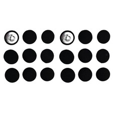 20x Bottoni ricoperti in