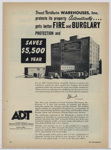 Pubblicità telegrafica adt - pubblicità,