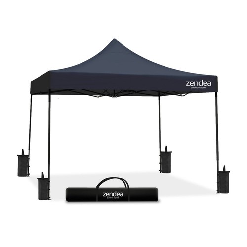 Gazebo grigio richiudibile - grigio, 3x3