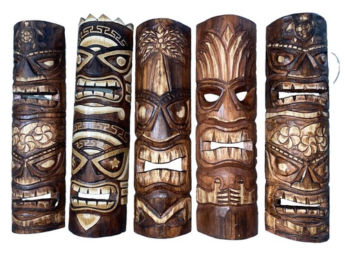 Set maschera tiki - maschera, 20"