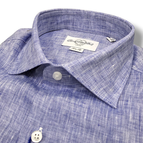 Camicia uomo 100 - lino, slim