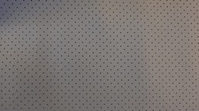 NAVE PIEGATA TRAFORATA tessuto tappezzeria vinile ecopelle grigio 56" 1,5 iarde