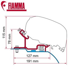 Kit staffa tendalino fiamma - staffa,