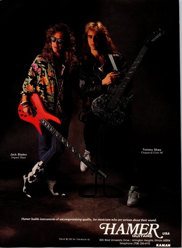 Hamer guitars usa rivista - hamer,