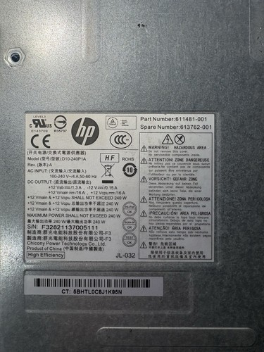 Alimentatore 240watt hp - pc,