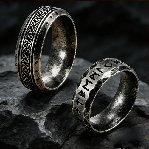 Anello uomo runa vichinga