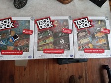 3 Tech Deck Flip SK8SHOP 6 Pack Finger Skateboards - Pacchetto bonus RAGAZZA, ZERO & FLIP