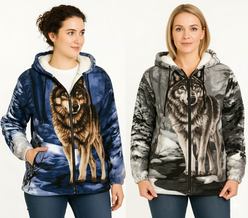 Giacca pile sherpa - , donna
