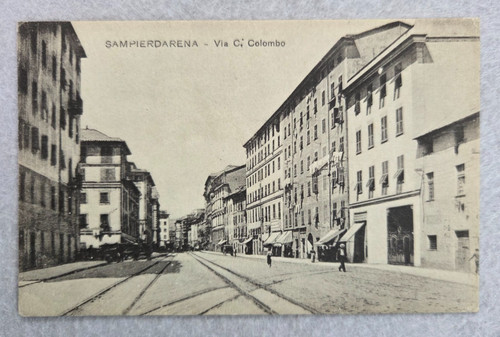 Cartolina genova sampierdarena - cartolina,