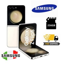 NUOVO Samsung Galaxy Z Flip5 SM-F731 - 256GB - Bianco (Sbloccato) ❤Originale