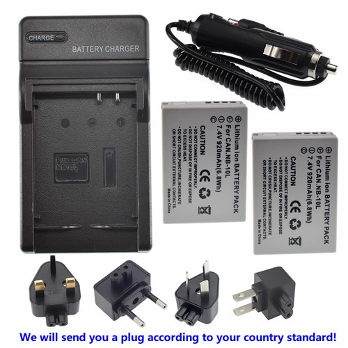 Due batterie caricatore per - batterie,