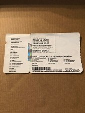 BIGLIETTO ROMA - LAZIO