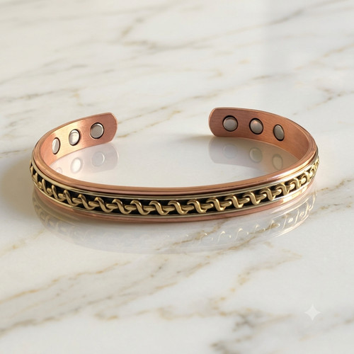 Bracciale magnetico rame - bracciale,