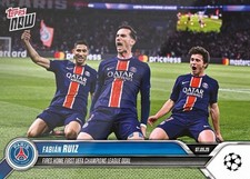 Fabian Ruiz - PSG - Topps Now UCL 24/25  -  Card 155 (Preorder)