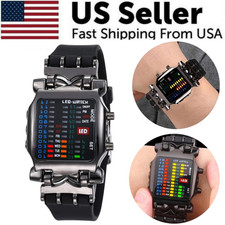 Reloj Electronico LED Binario