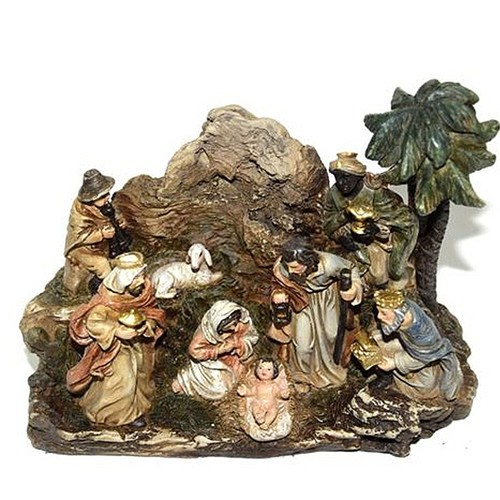 Nativita completa scena sacra