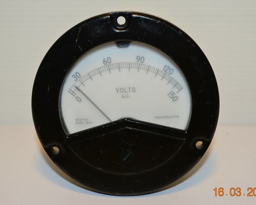 Nos voltmetro vintage weston - voltmetro,