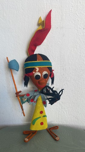 Pupazzetto indiano panno - pupazzetto,