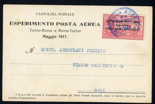Posta aerea 1917 - -, maggio)