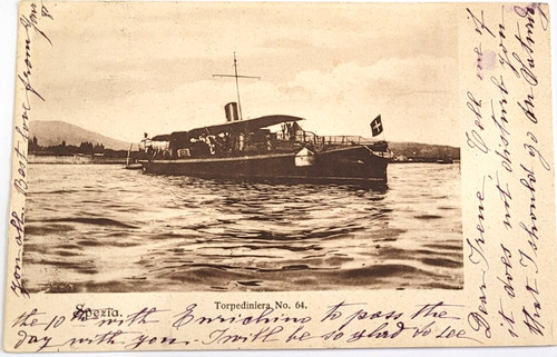 1905 cartolina marina militare - marina,
