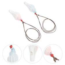 2pcs ceramica fischietti a
