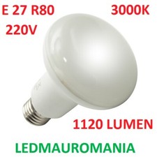 E27 LED R80 Lampada 12W 220V