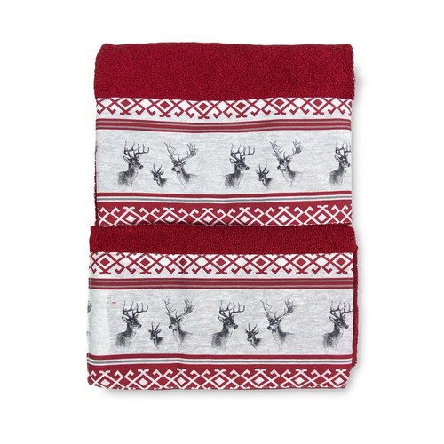 Set asciugamani con bordo - set,