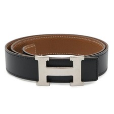 HERMES H-belt with H-buckle