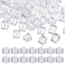 Perline Cubo di Cristallo 6mm