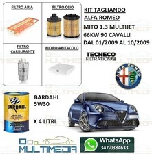 KIT TAGLIANDO OLIO BARDAHL