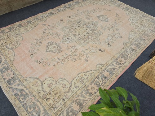 Tappeto oushak lana vintage - tappeto,