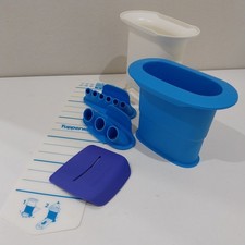 Gnocchi Party Tupperware azzurro/bianco 19x18x11cm