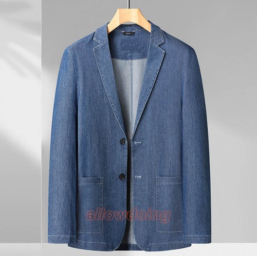 Cappotto uomo denim sportivo