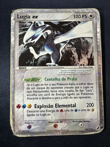 Lugia 105 super rara lingua - lugia,