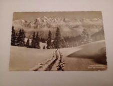 Grossberg Helvetia 1947 Alvlerkette landscape with snow postcard a3
