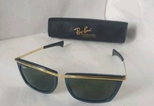 Ray-ban olympian B&L olympian 5 2/4 blu perlato righe G25 Box  occhiali da sole 