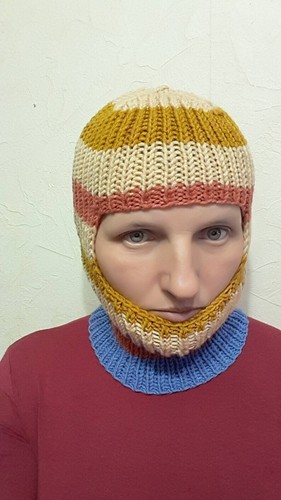 Balaclava maglia righe - in,