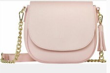 JENNIFER LOPEZ BORSA ROSA IN SIMILPELLE CON TRACOLLA IN METALLO E SIMILPELLE
