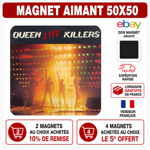 Magnet frigo queen live - magnet,
