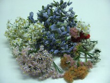 60 MAZZETTI MISTI FIORELLINI FIORI X BOMBONIERE HOBBY