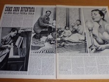 GRAZIELLA SCIUTTI SOPRANO CANTANTE LIRICA ANNO 1958 ANNI 50 ARTICOLO CLIPPING