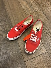 Vans authentic red eu36 5 - vans, red,
