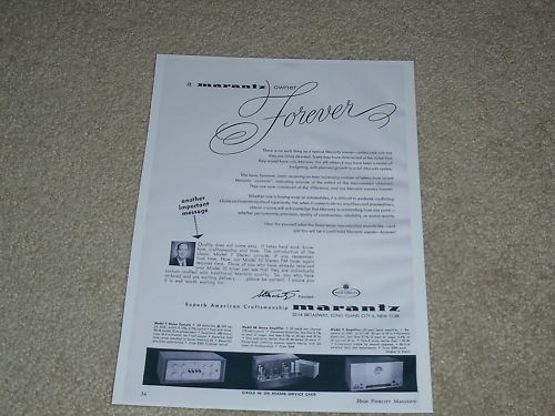 Pubblicità marantz 1963 - pubblicità, marantz,