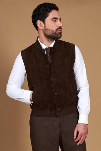 Bomber vera pelle camoscio - bomber,