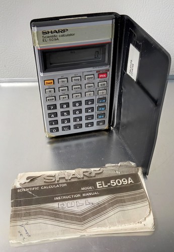 Sharp 509a calcolatrice - sharp,