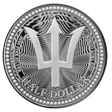 Barbados mezzo dollaro 2025