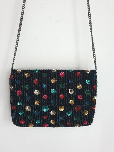 Accessorize borsa nera perline - accessorize,