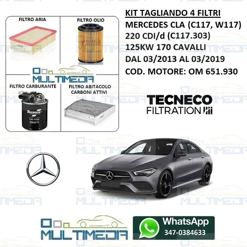 Kit tagliando filtri - kit, 4