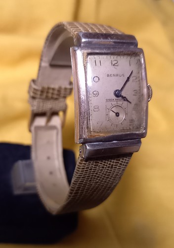 Benrus art deco wrist watch - art,