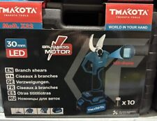 MAKOTA Forbice  Cesoia  Da Potatura 30mm Display Doppia Batteria E Valigetta